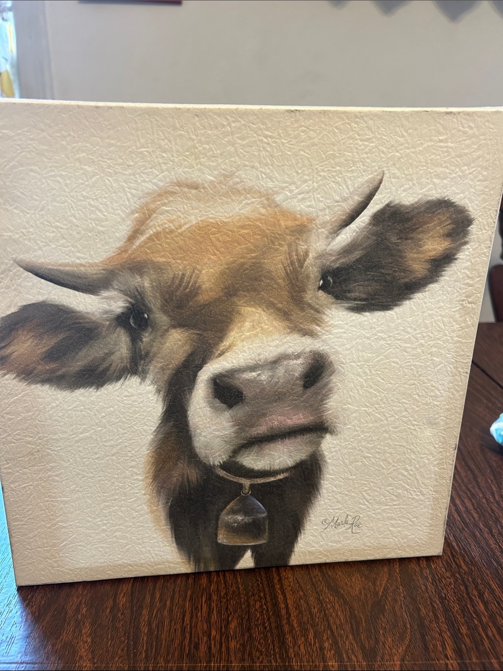 Little MooMoo Canvas Wall Art by Marla Rae